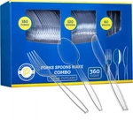 Plasticpro 360 Count Clear Heavyweight Disposable Silverware - Cutler... New. Price: $35.11.