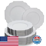 Silver Spoons Party Disposable 40 Pc Plastic Set 20 Dinner Side New. Price: $79.69.