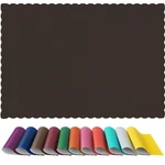100PCS Black Paper Placemats Disposable Scalloped Edge Party Table New. Price: $15.20.