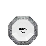 Lillian Tablesettings Lacetagon Plastic Silver Rim Pearl Bowl 5 Oz -10 Pack New. Price: $18.88.
