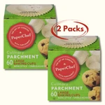 Paperchef Culinary Parchment Baking Cups Large 60CT - Box Of 2 New. Price: $16.35.