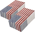 50 Pieces Patriotic Guest Napkins American Flag 3-PLY Disposable Paper 4 New. Price: $30.99.