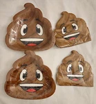 Poop Emoji Paper Dinner Plates (16) And Napkins (32) New. Price: $20.66.
