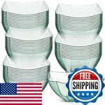 Tanlade 50 Pcs Square Plastic Serving Disposable Snack Salad Small Pa New. Price: $45.39.