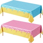 2 Pcs Ice Cream - Blue Pink Disposable Party Decorations, New. Price: $14.04.