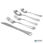 Elyon Tableware 20-PIECE Flatware Matte Silver Set, Service For 4 New. Price: $56.99.