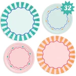 Xo, Fetti Italian Summer Paper Plates - 32 Pk, 16 9" + 7" Bac New. Price: $31.26.