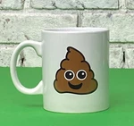 Emoji Coffee Cup Smiley Poop Novelty Mug Unique Gift - 16 Oz White Ceramic New. Price: $14.95.