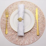 Evevda Placemats For Dining Table Set Of 6 Round Hollow Out Presse... New. Price: $29.00.