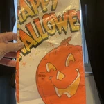 Hallmark Halloween Paper Table Cover 54 X102 Smiling Jack-o-lantern Vtg T5 New. Price: $13.00.