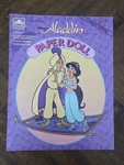 Uncut 1994 Vintage Walt Disney Aladdin Paper Dolls Deluxe Edition Nos New. Price: $16.99.