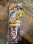 Hefty Zoo Pals Flip Down Lid Cold Cups 18 Ct Discontinued Animals Unopened New. Price: $21.00.