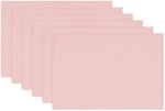 Jarthenaamcs 6PCS Pink Placemats Heat Resistant Waterproof Linen Table New. Price: $24.38.