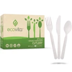 Ecovita 100 Compostable Forks Spoons Knives Cutlery Combo Set - 380 Large New. Price: $86.40.