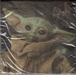 Unique Napkins Mandalorian Baby Yoda Star Wars 16 Count Birthday New. Price: $7.77.
