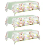 3 Pack Easter Bunny Tablecloth, Disposable Plastic Decorations F... New. Price: $14.44.