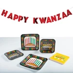 Fun Express Kwanzaa Party Disposable Tableware Kit 33 Pc New. Price: $23.32.