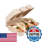 Restaurantware-pulp Safe 8 X 7.2 3.5 Inch Taco Clamshell Containers 100 No New. Price: $102.37.