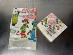 Nos Vintage Huckleberry Hound Birthday Napkins Futura Hanna Barbera 1959 Used. Price: $40.00.