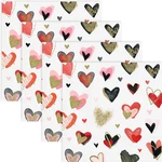 50 Pack Colorful Cocktail Beverage Paper Napkins Disposable Hearts New. Price: $16.99.