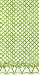 Boston International - Paper Guest Towel 16 Count Botanical Cane Green New. Price: $8.00.