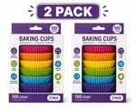 Wilton Pastel Spring Cupcake Liners 300 Count Standard Baking Cups 2PK New. Price: $18.99.