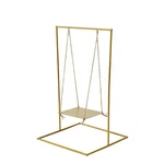 Balsa Circle 3 Feet Gold Metal Swing Cake Stand Hanging Dessert Ft, New. Price: $87.99.