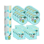 Penguin Birthday Party Supplies Set Plates Napkins Cups Tableware K... Fast Ship New. Price: $30.99.