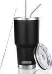 30 Oz Black Tumbler Stainless Steel Double Wall Vacuum Insulated Mug Wi New. Price: $22.51.