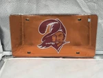 Tampa Bay Buccaneers Nfl Throwback Orange Laser Cut License Plate Wincraft New. Price: $35.00.