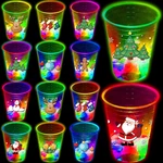 Mishunyus 24 Pcs Christmas Party Cups, Glow 16 Oz, New. Price: $44.99.