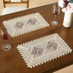 Warm Home Designs Gold Placemats Set Of 2. 18 X 13 (rectangular), Linen New. Price: $24.02.