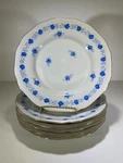 Porzellanfabrik Neuerer Kg Blue Floral Vine Fine China Salad Plates Set Of 6 Used. Price: $59.95.