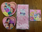 Disney Princess Vtg 2004 Birthday Party Supplies Lot Hallmark Heart Plate Napkin New. Price: $29.99.
