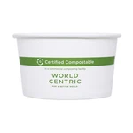 World Centric BOPA16 4.4" Dia X 3"H Paper Bowls - White (500/CARTON) New. Price: $77.71.