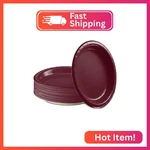 Amcrate Disposable Paper Burgundy, 7 Inch Dessert Plates, Strong An New. Price: $16.94.