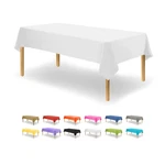 White Disposable Plastic Tablecloth For Rectangle Tables (12 Pack) Clot... New. Price: $25.32.