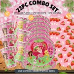 Strawberry Shortcake Party Supplies Birthday Decoration Tableware Theme Ideas New. Price: $10.99.