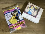 Vintage Disney Contempo Beauty And The Beast Party Set 6 Balloons & 20 Napkins New. Price: $19.48.