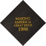 40TH Birthday Disposable Napkins Black And Gold Dessert Beverage Cocktail Cake New. Price: $15.82.
