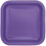 Unique 46979 Square Paper PLATES-23 Cm-neon Purple-pack Of 14 New. Price: $14.10.