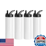 Pyd Life 4-PACK 20OZ Skinny Straight Sublimation Tumblers Blanks White New. Price: $80.21.