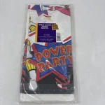 1995 Vintage Saban Party Express: Power Rangers Paper Table Cover 54X89 New. Price: $12.00.