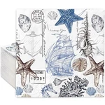 Jarthenaamcs 100PCS Ocean Disposable Paper 6.5 X Inch, White, Blue New. Price: $21.72.