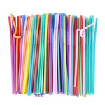 Alink 200 Pcs Flexible Plastic Drinking Straws, 10.2 Inches Extra Long New. Price: $11.99.