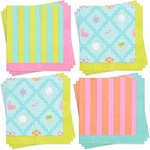 Xo, Fetti Pool Party 3-PLY, 24 Pcs Summer Cocktail Napkins, Colorful New. Price: $26.99.