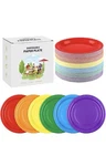 150 Pieces Rainbow Disposable Paper 9 Inch Heavy Duty Dinner Plates, S... New. Price: $20.00.