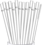 Alink 12-PACK Reusable Hard Plastic Clear Straws, 10.5 Inch 16 Oz 20 30 New. Price: $7.12.