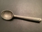 Vintage Ice Cream Scoop Heavy Duty Made Taiwan Ribbed Handle 6 3/4 Used. Price: $7.95.