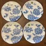 Michel Design Works Melamine 11" Dinner Plates Indigo Cotton, Set Of 4 New. Price: $36.00.